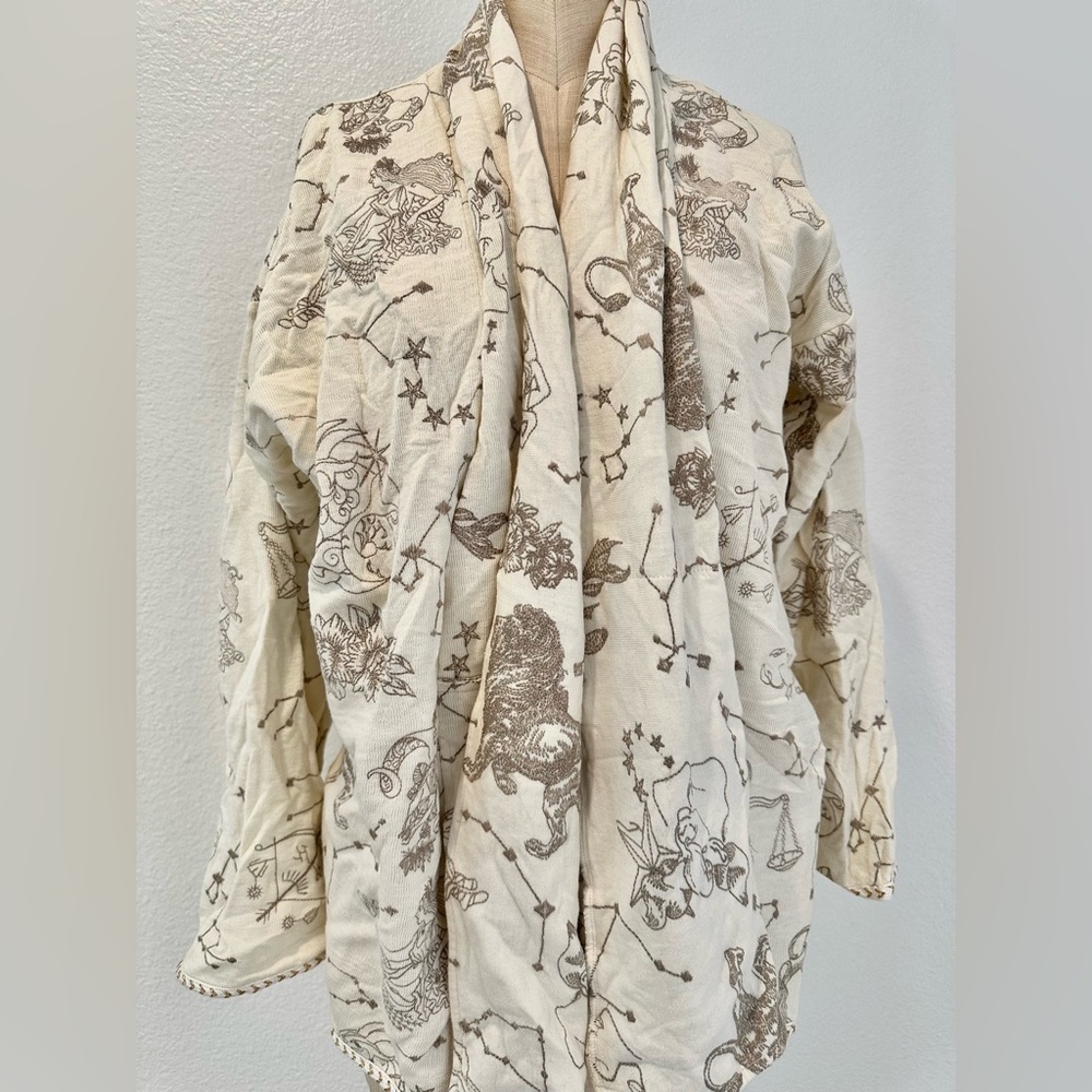 Johnny Was Biya Zodiac Embroidered coat Jacket